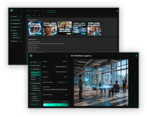 GO dashboard preview