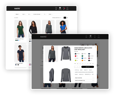 HAKRO dashboard preview