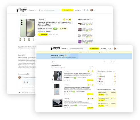 Ofertas dashboard preview